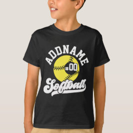Personalisierte Software Player ADD NAME Retro Tea T-Shirt