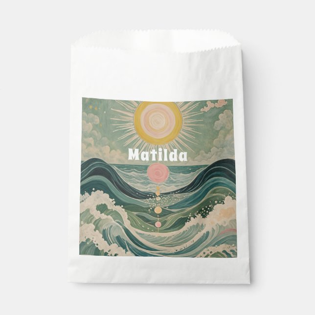 Personalisierte Solarwelle Geschenktütchen (Vorderseite)