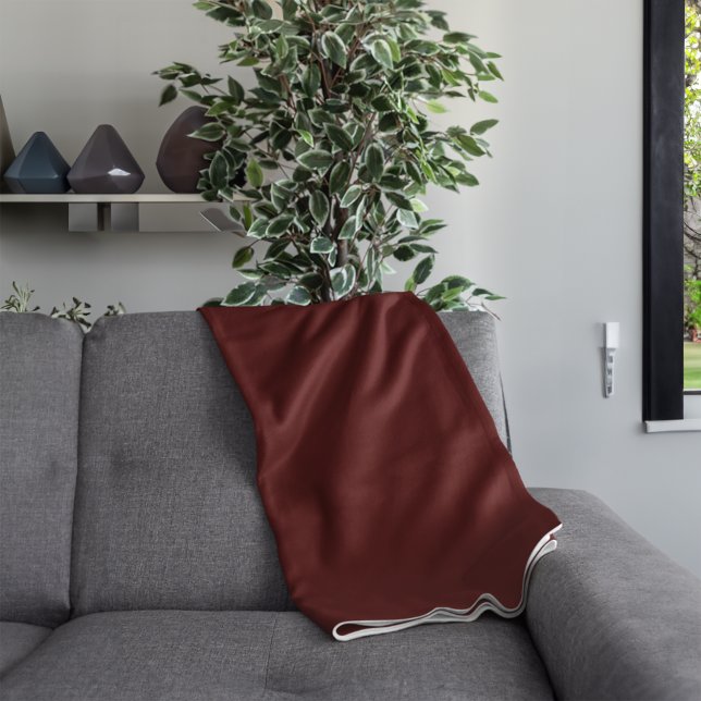 Personalisierte Solid Color Fleecedecke (Von Creator hochgeladen)