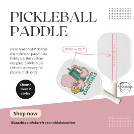 Personalisierte Sommer Essentials für Damen Pickleball Schläger