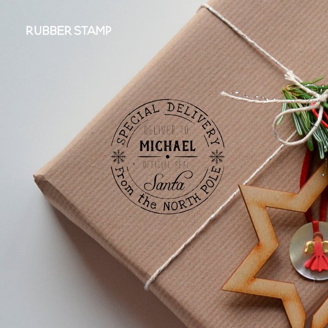 Personalisierte Sonderlieferung Nordpol Santa Permastempel (Von Creator hochgeladen)