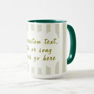 Personalisierte Songtexte, Gedichte oder Lieblings Tasse