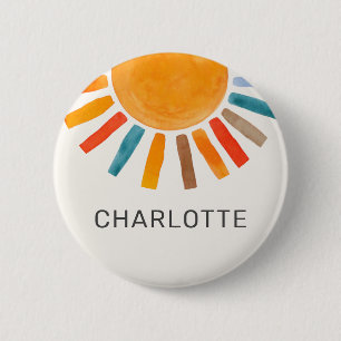 Personalisierte Sonne Button