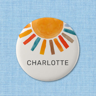 Personalisierte Sonne Button