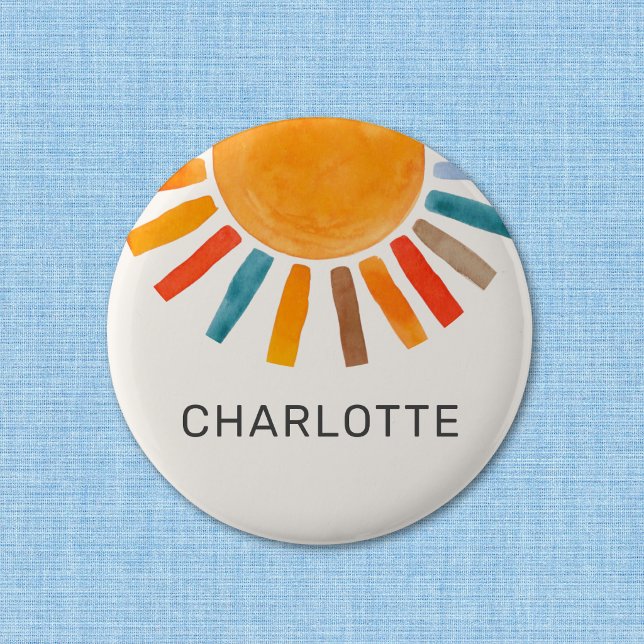 Personalisierte Sonne  Button (Von Creator hochgeladen)