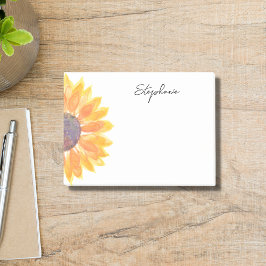 Personalisierte Sonnenblume Post-it Klebezettel
