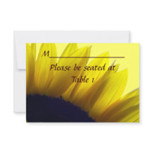Personalisierte Sonnenblumen-Hochzeits-Engagement-