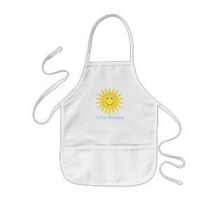 Personalisierte Sonnenschein-Schürze Kinderschürze