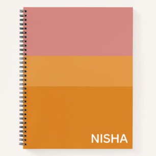 Personalisierte Sonnenuntergänge Notizbuch