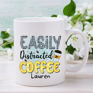 Personalisierte, sonnige, leicht ablenkbare Kaffee Kaffeetasse