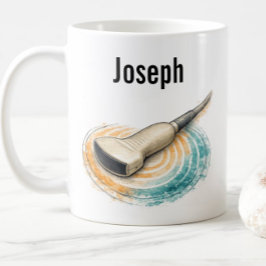 Personalisierte Sonographie-Sonden-Schallwellen Na Kaffeetasse