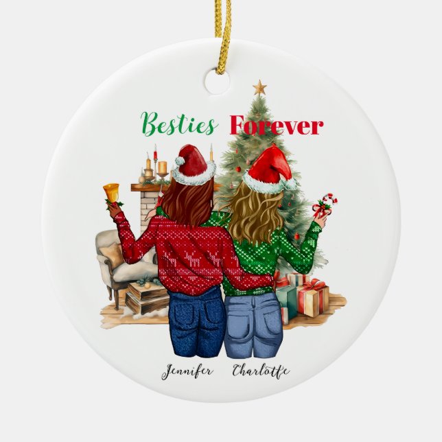 Personalisierte Soul Schwester Ornament (Vorne)