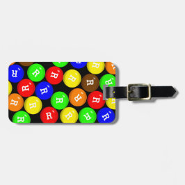 Personalisierte Spaß-bunte Süßigkeits-überzogene Gepäckanhänger