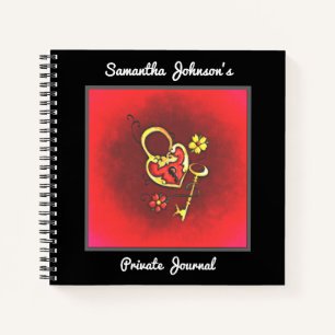 Personalisierte Sperrung und benutzerdefinierter T Notizbuch