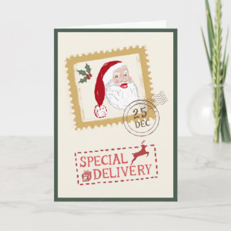 Personalisierte Speziallieferung Weihnachtsmann We Karte