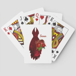 Personalisierte Spielkarten Bridesmaid