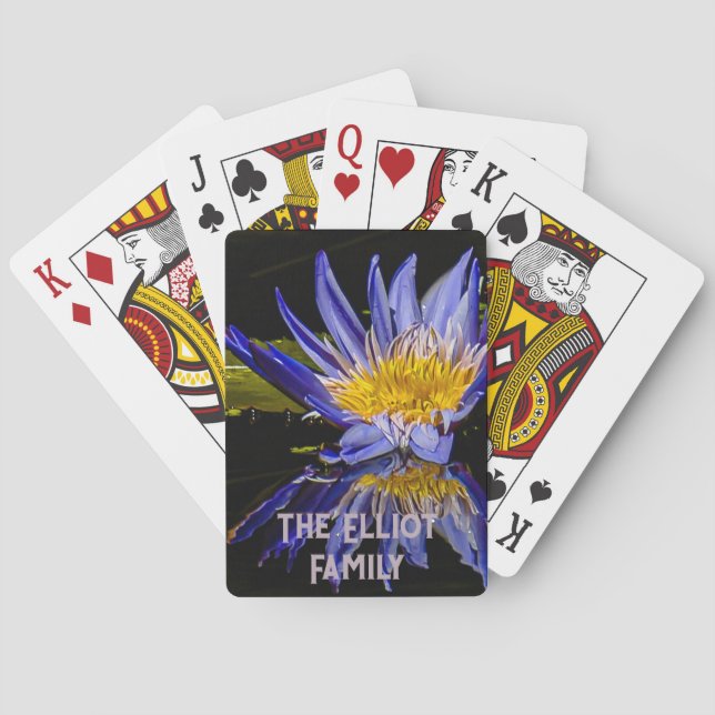 Personalisierte Spielkarten der "Tropischen Orchid (Rückseite)