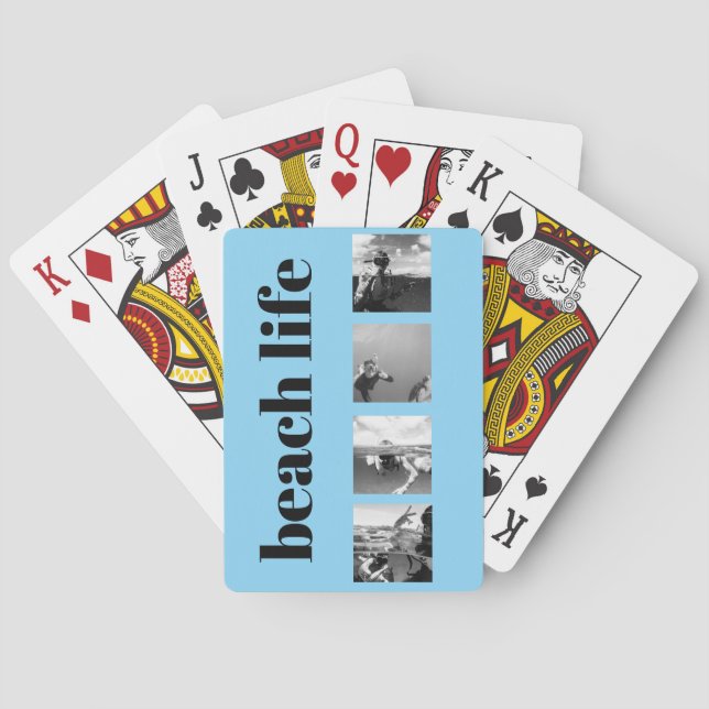 personalisierte Spielkarten für das benutzerdefini (Rückseite)