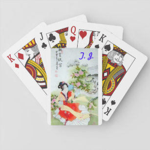 Personalisierte Spielkarten mit chinesischem Motiv