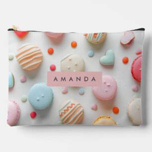 Personalisierte Spielzeug-Pastell-Macaron- und Süß Zubehörtasche