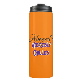 Personalisierte Spooky Thermaltumbler Thermosbecher