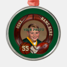 Personalisierte Sport Ornamente Ihr FOTO, TEXT