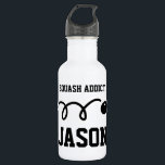 Personalisierte Sportwasserflasche für Trinkflasche<br><div class="desc">Personalisierte Sportwasserflasche für Kürbisspieler oder -trainer. Sportliche Geschenkidee für Geburtstag oder Weihnachten. Moderner Typografieentwurf mit individuellem Namen, lustigem Zitat, Slogan oder Monogramm. Stellen Sie Ihre eigene einzigartige mit Monogramm Getränkflasche her. Passend für Mannfrauen und -kinder/-kinder. Niedliche Geschenke für Vati, Sohn, Enkel, Vater, Freund, Mamma, Jungen, Mädchen, Teilhaber, Co-Arbeitskraft etc. verfügbar...</div>