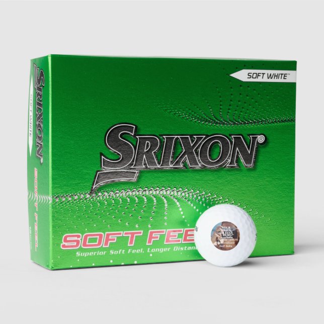 Personalisierte Srixon Soft Feel Geschenk Anpassun Golfball (Verpackung)