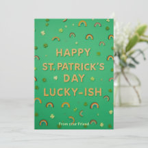 Personalisierte St. Patrick's Day-Feiertagskarte