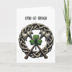 Personalisierte St. Patrick's Day-Karte Feiertagskarte