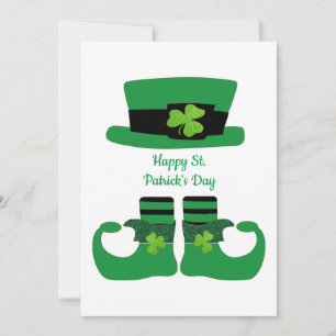 Personalisierte St. Patrick's Day Leprechaun Card