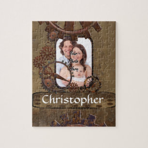 Personalisierte Stahlbildvorlage Puzzle