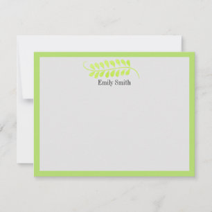 Personalisierte Stationery Wild Meadow Flat Card Mitteilungskarte