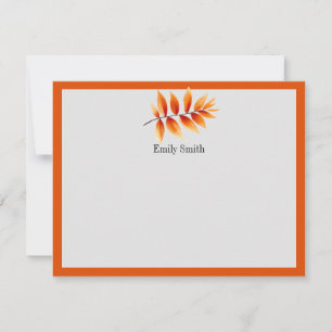 Personalisierte Stationery Wild Meadow Flat Card Mitteilungskarte