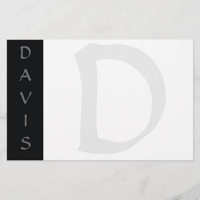 Personalisierte Stationierung oder Einladung Briefpapier (Vorderseite)