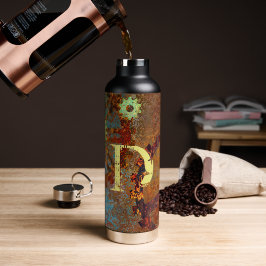 Personalisierte Steampunk-Uhrwerk Trinkflasche