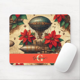 Personalisierte Steampunkfluggesellschaft mit Poin Mousepad