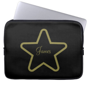 Personalisierte Stern-Tablett-Hülle Laptopschutzhülle