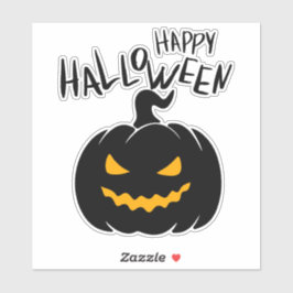 Personalisierte Sticker Happy Halloween