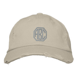 Personalisierte Sticky Monogram-Initialen Bestickte Baseballkappe