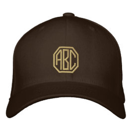 Personalisierte Sticky Monogram-Initialen Bestickte Kappe