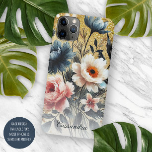 Personalisierte stilvolle feine Kunst Botanische M Case-Mate iPhone Hülle