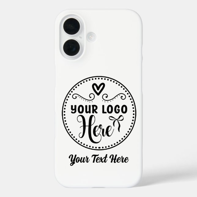 Personalisierte, stilvolle Logos Moderne Markenbez Case-Mate iPhone Hülle (Rückseite)