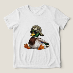 Personalisierte Stockente — Lustiger Valentinstag Tri-Blend Shirt