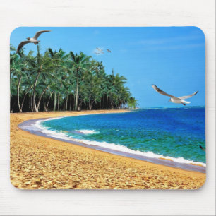 Personalisierte Strand-Palme tropisch Mousepad