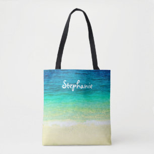 personalisierte Strandgestaltung für tropische Tas