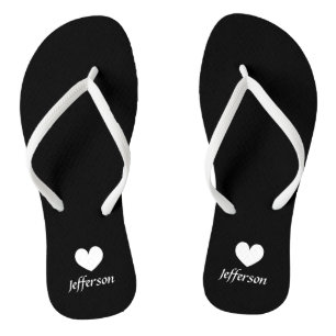 Personalisierte Strandhochzeit drehen Reinfälle Flip Flops