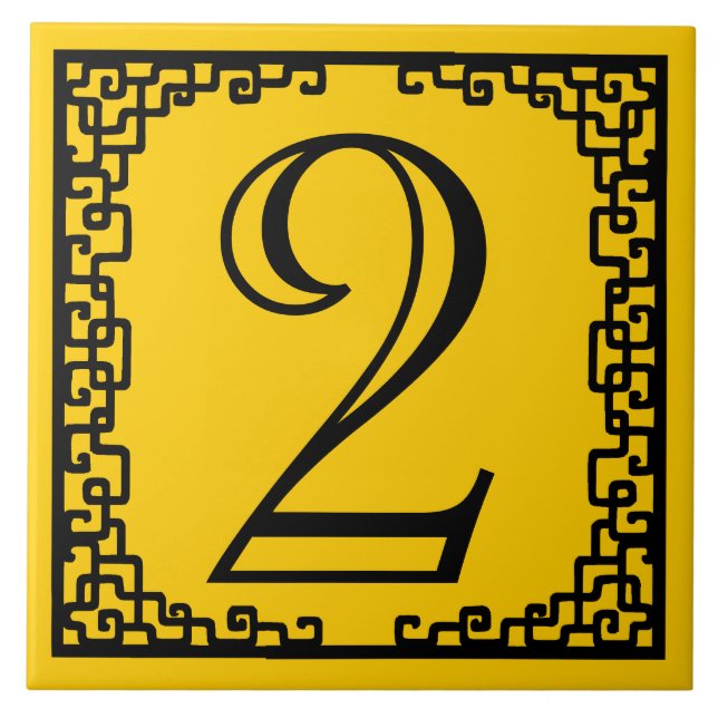 Personalisierte Straßennummer des Arbeitsrahmens f Fliese (Vorderseite)