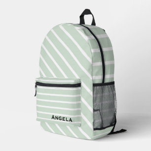 Personalisierte Streifen Bedruckter Rucksack