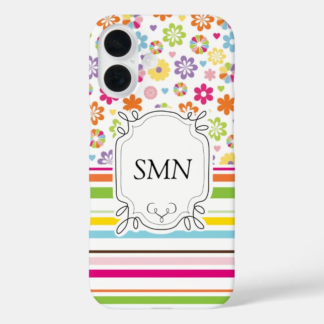 Personalisierte Streifen - Handy-Fall Case-Mate iPhone Hülle (Rückseite)